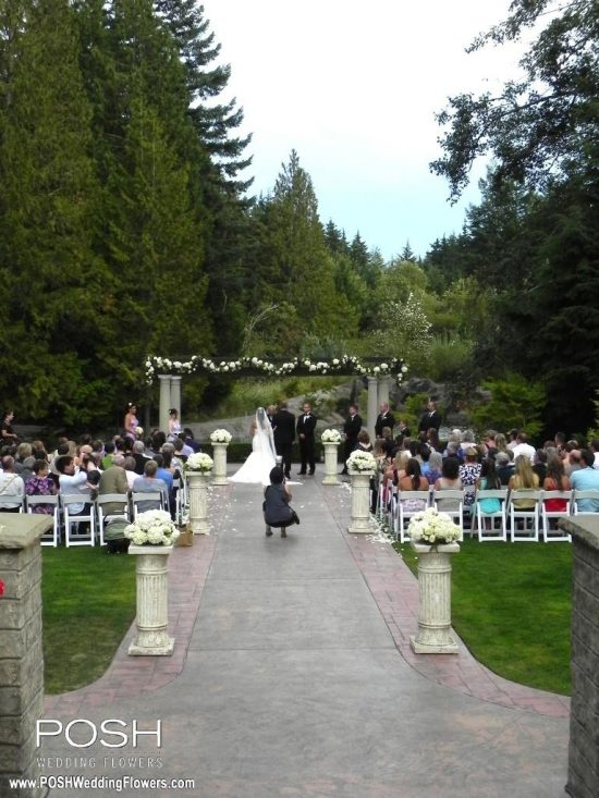 Nicole and Paul at Rock Creek Gardens Seattle Wedding