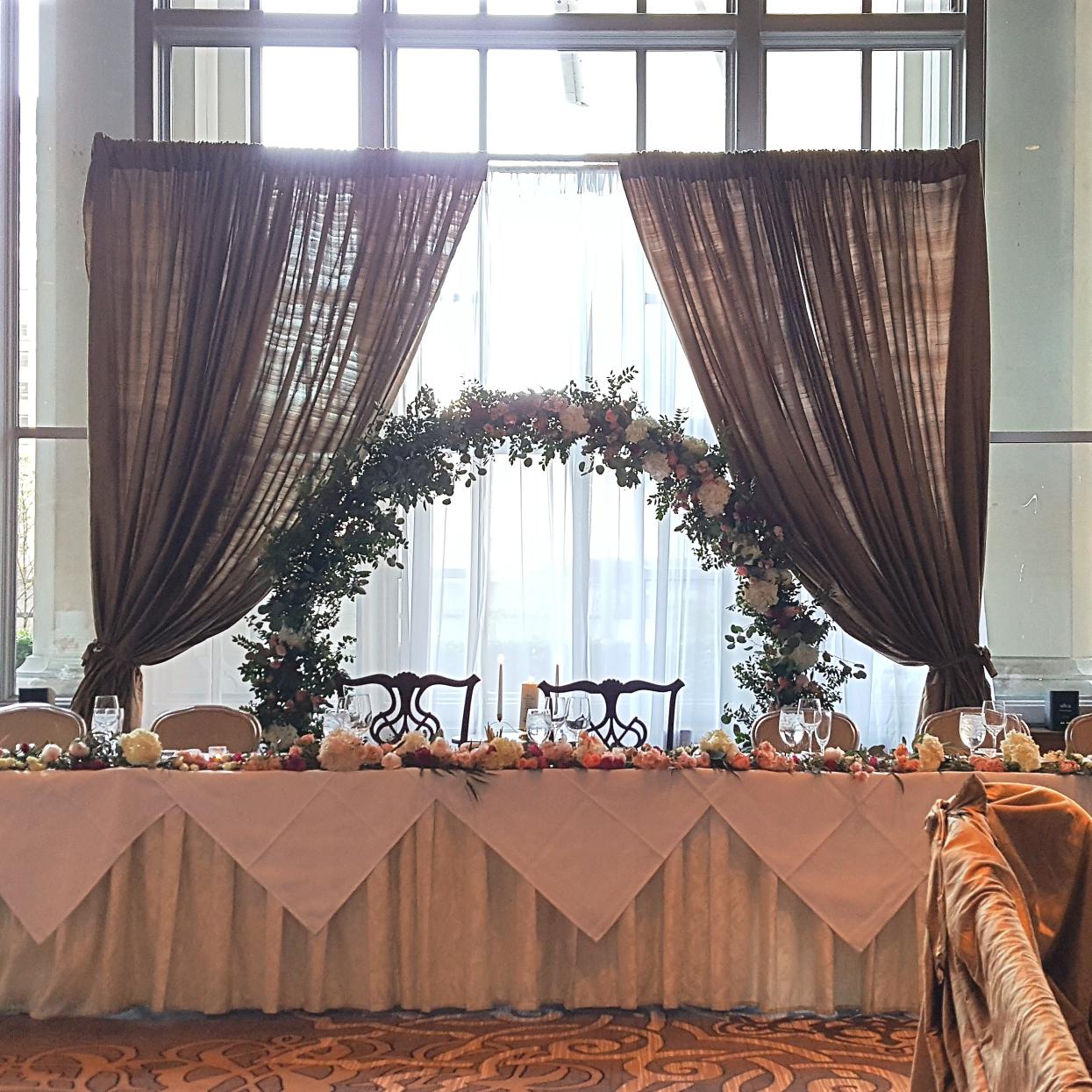 Circle Arch POSH’s Fabulous “Wedding Ring” Arch Seattle Wedding