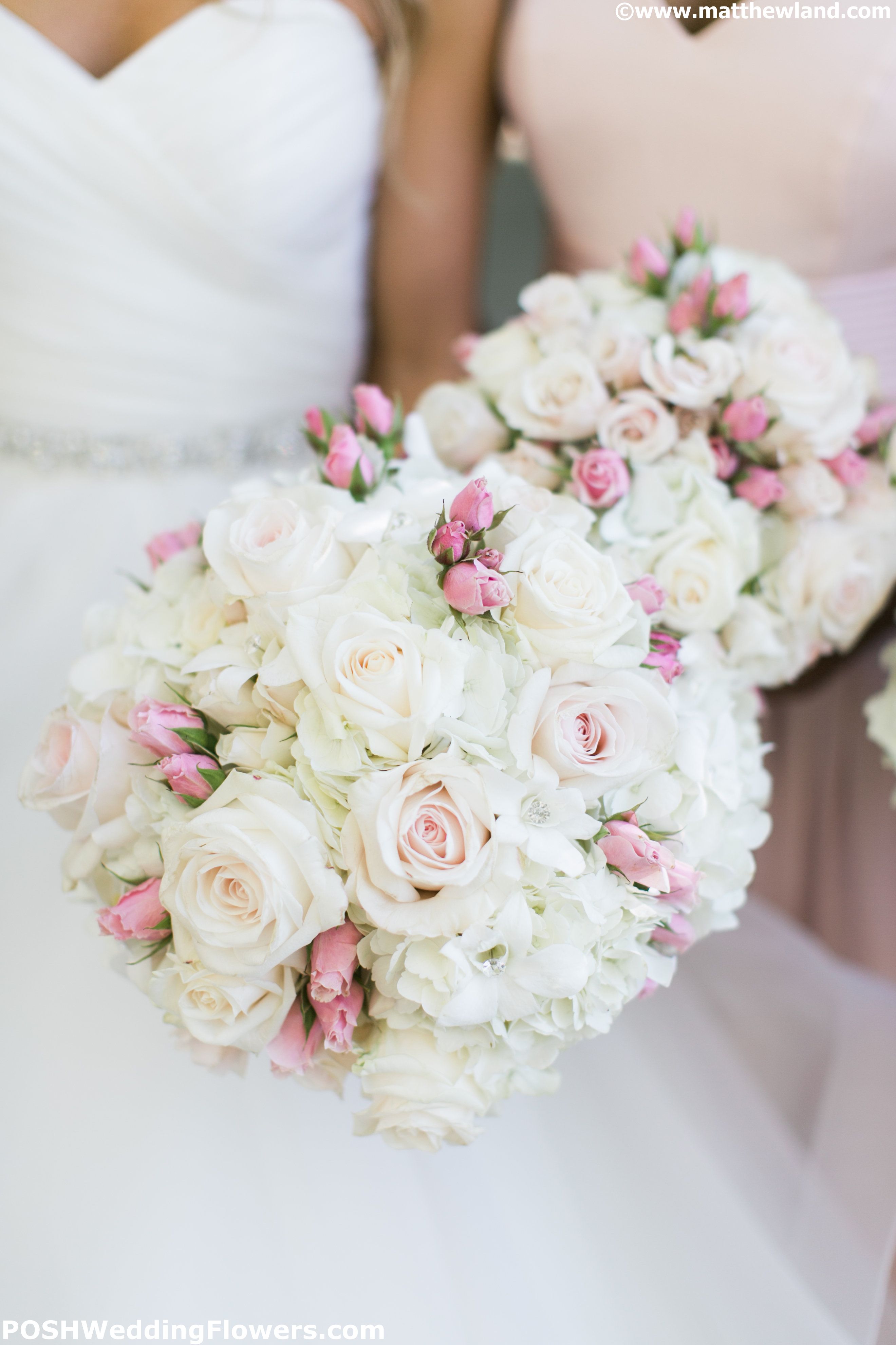 Bride's and Bridesmaid's bouquets